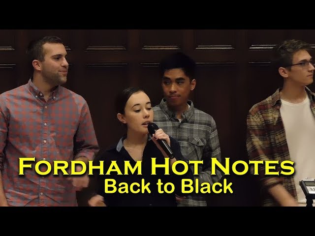 Fordham Hot Notes- Back to Black