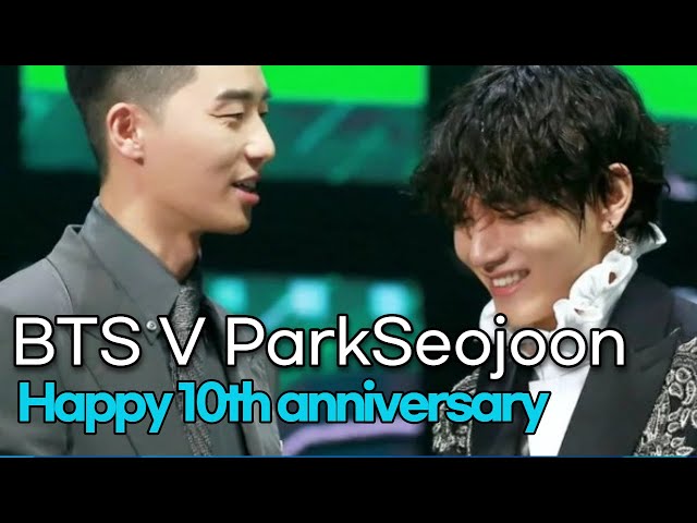 210516 'BTS' V, ParkSeojoon Happy 10th anniversary