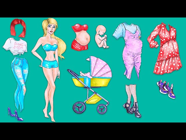 15 DIY Pregnant Paper Doll Hacks and Crafts