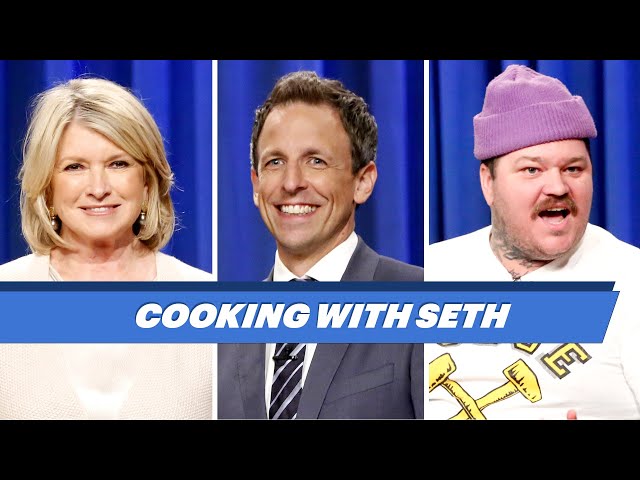 Cooking Demos on Late Night ft. Martha Stewart, Ina Garten and More