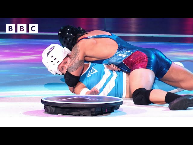 Viper and Steel use brutal tactics on The Ring | Gladiators - BBC