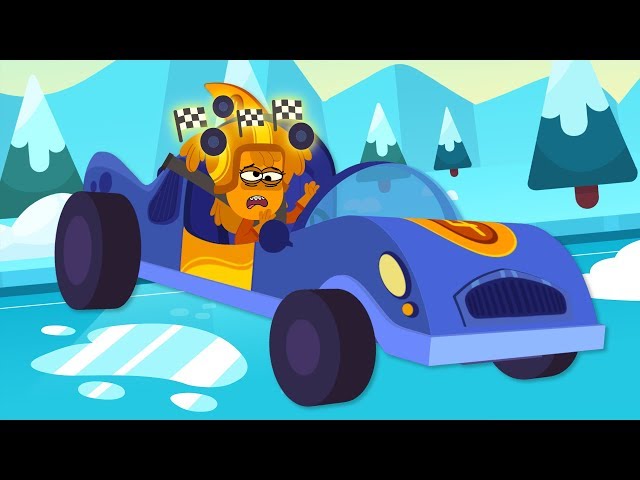 It’s Cold Outside | Pit Stop | Motor Racing Cartoon