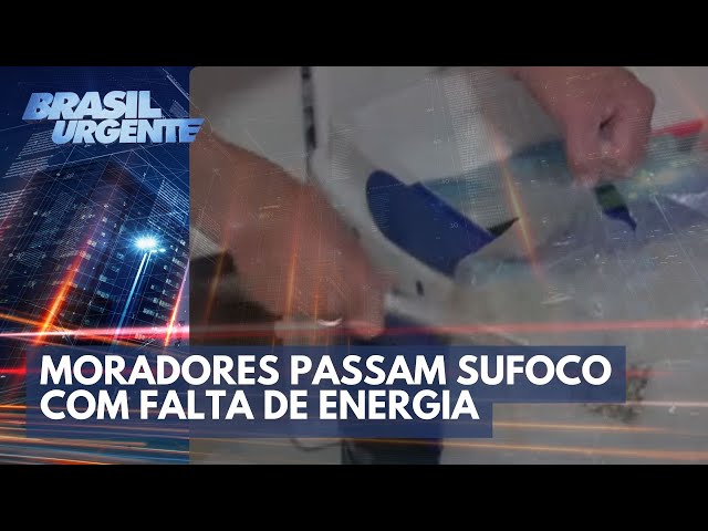 SP: Moradores passam sufoco com falta de energia elétrica | Brasil Urgente