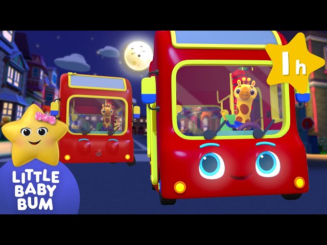 Wheels on the Bus - Sleepy Time ⭐ LittleBabyBum Nursery Rhymes - One Hour Baby Songs Mix