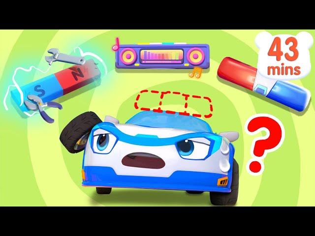 Where is Police Car's Siren?🚨| Police Car Song | Monster Truck | Kids Songs | BabyBus