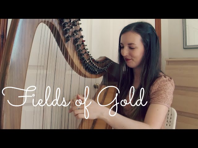 Fields of Gold | Eva Cassidy (Harp Cover)