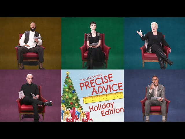 Late Show's Precise Advice: Holiday Edition!