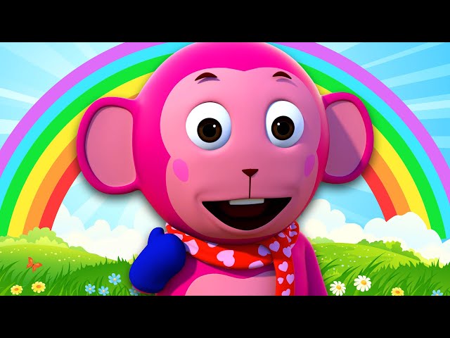 Rainbow Colors Song + More Kids Nursery Rhymes Songs | HooplaKidz