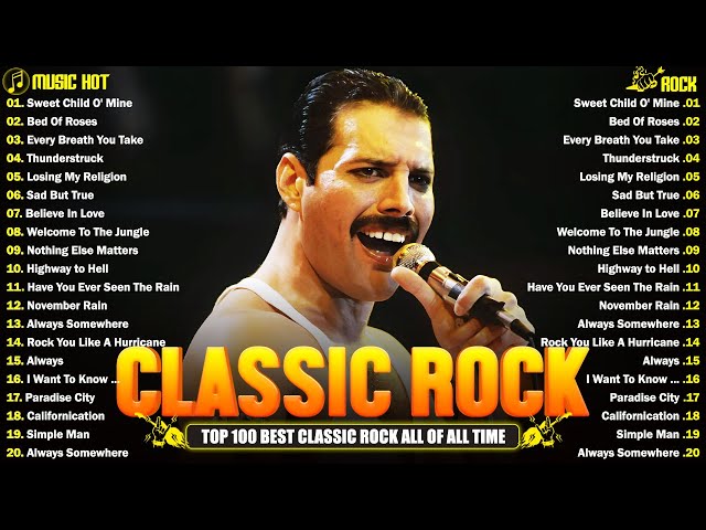 Classic Rock Greatest Hits 60s & 70s and 80s🔥Scorpions, Queen, The Beatles, Pink Floyd, Led Zeppelin
