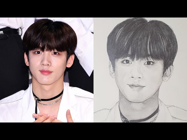 X1 member Kim Yohan, pencil drawing (fan art)