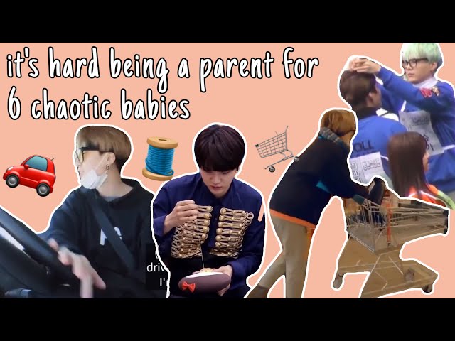 Yoongi being a single parent for bangtan | is this what we call a wifey material?