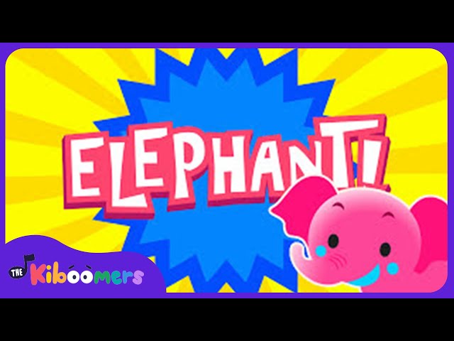 One Elephant Went Out To Play - The Kiboomers Preschool Songs & Nursery Rhymes