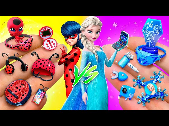 New Gadgets for Elsa and Ladybug! 31 Frozen DIYs
