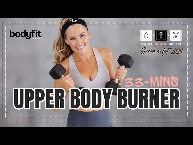 33-Minute Upper Body Burner | Effective Strength & Sculpting Routine - SHRED DAY 13