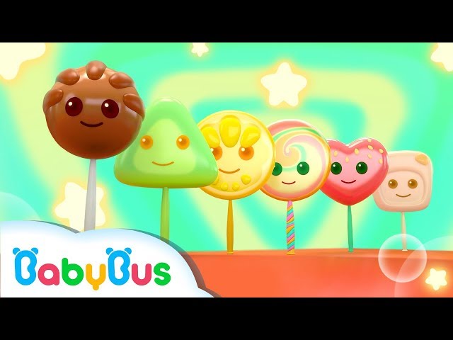 Rainbow Lollipops | Numbers Song,  Color Song | Nursery Rhymes | Kids Songs | Kids Cartoon | BabyBus