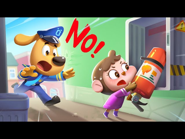 Don't Play with Fire Equipment | Safety Cartoon | Police | Kids Cartoon | Sheriff Labrador | BabyBus