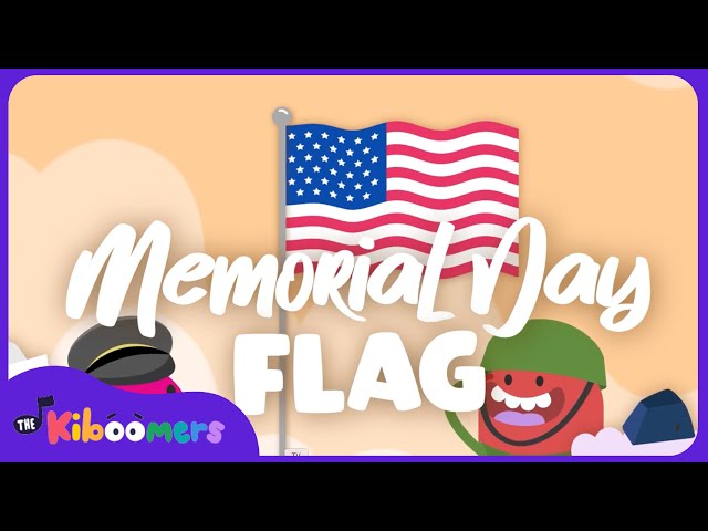 Memorial Day - The Kiboomers Preschool Songs for Circle Time - Veterans Day Flag Song