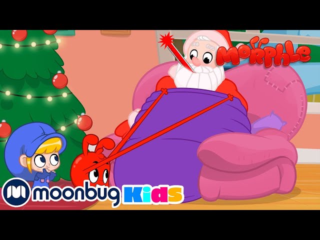 Santa is Sick - Christmas MORPHLE Special Kids  Videos - MOONBUG Superheroes