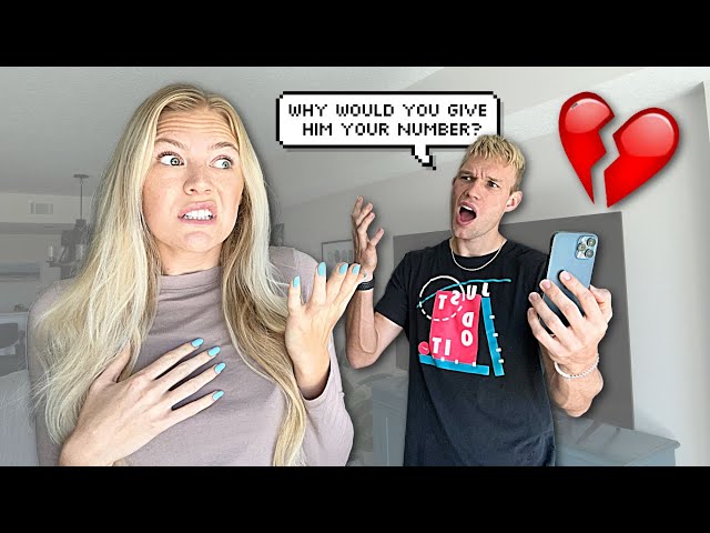 Another Guy Gave Me His Number Prank On Boyfriend