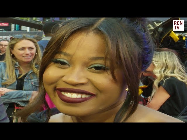 Dominique Fishback Interview Transformers Rise Of the Beasts Premiere