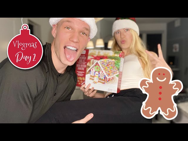 VLOGMAS DAY 2: Apartment tour, and gingerbread house