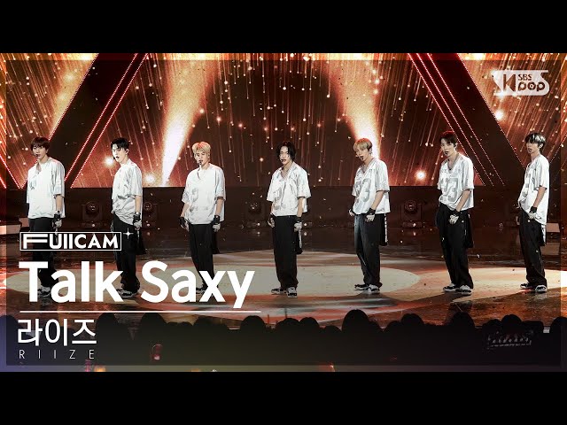 [안방1열 풀캠4K] 라이즈 'Talk Saxy' (RIIZE FullCam)│@SBS Inkigayo 231105