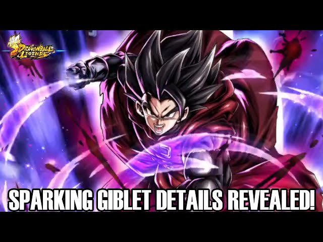 DETAILS FOR SPARKING GIBLET HAVE BEEN REVEALED!!! Dragon Ball Legends Info!