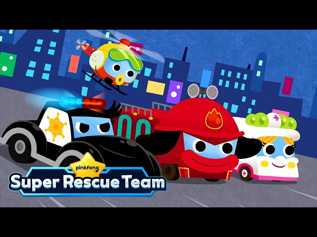 Super Rescue Team | Car Songs for kids | Pinkfong Super Rescue Team - Kids Songs & Cartoons