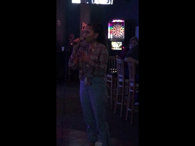 Tia Wood singing “I’d Rather Go Blind”