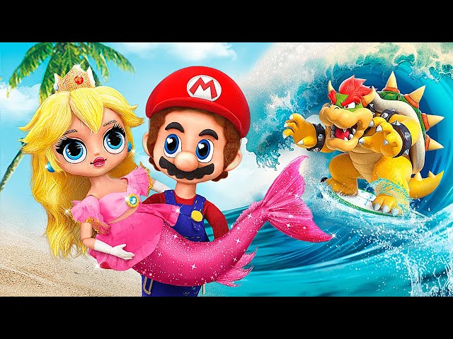Mario and Peach Became Mermaids / 31 LOL OMG DIYs