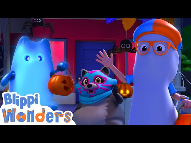 Learning How to Trick or Treat on Halloween! | Blippi Wonders | Educational Cartoons for Kids