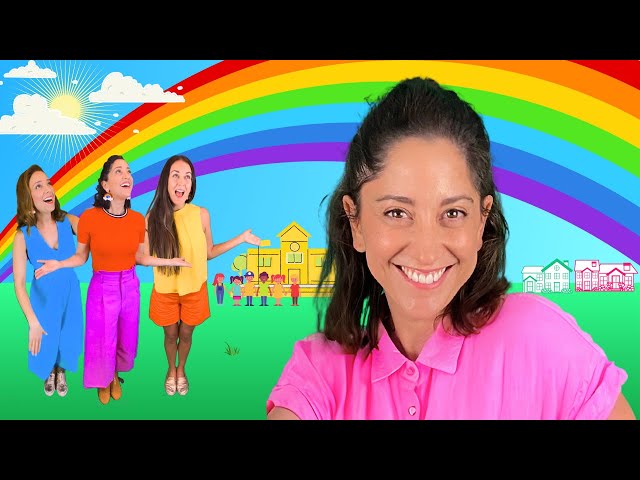 Rainbow World I TIPTOE GIANTS I HD | Official Clip | Kid Songs | Cumulative colour song