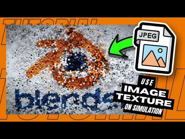Blender Tutorial: Use Image Texture on Simulations