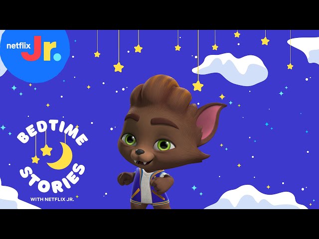 Lobo’s First Sleepover: Super Monsters 🌕 Bedtime Stories with Netflix Jr