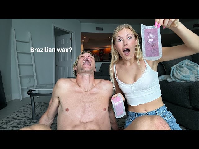 WAXING MY FIANCE FOR THE FIRST TIME! *NEVER AGAIN*