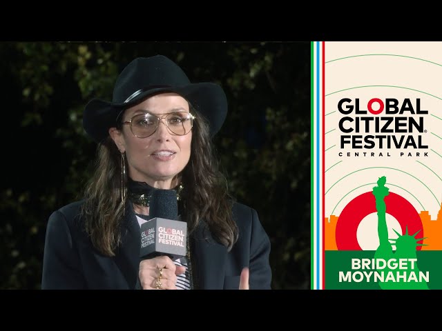 Bridget Moynahan Says Thank You to Global Citizen's NGO Partners | Global Citizen Festival 2023