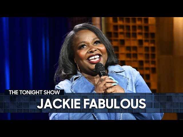 Jackie Fabulous Stand-Up: Marrying a Jealous Man, Barbecuing on the Subway | The Tonight Show