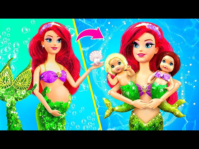 Ariel and Kids / 30 Mermaid DIYs for Dolls