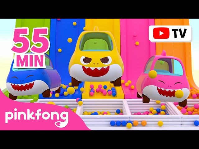 [TV for Kids] Baby Shark Toy Car Compilation | Best Baby Car Songs | Pinkfong Baby Shark for Kids