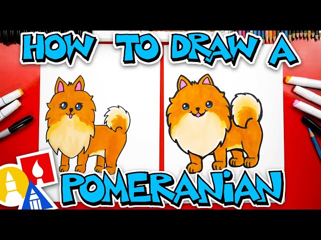 How To Draw A Pomeranian Cartoon