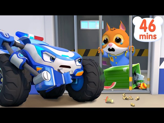 Who Threw the Trash Around?💢| Police Car🚨, Garbage Truck | Monster Truck | Kids Songs | BabyBus