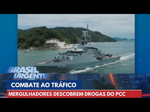 Mergulhadores descobrem esconderijos de drogas do PCC em navios | Brasil Urgente