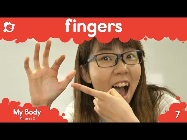 My Body English Verb Phrases 2 - Kids Learning