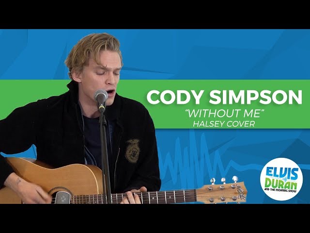 Cody Simpson "Without Me" Halsey Cover | Elvis Duran Live