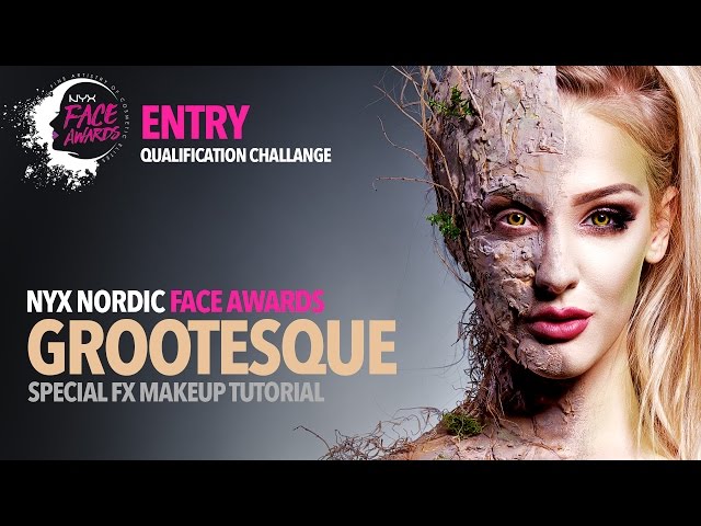 NYX Nordic Face Awards Entry - Grootesque makeup tutorial