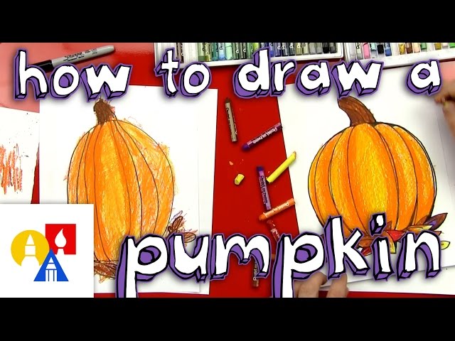 How To Draw A Pumpkin And Color
