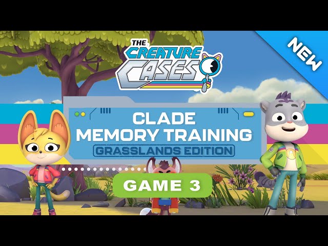 Creature Cases -🦒 Can You Beat Our Memory Challenge? 👀 | Grasslands Level | Memory Games for Kids