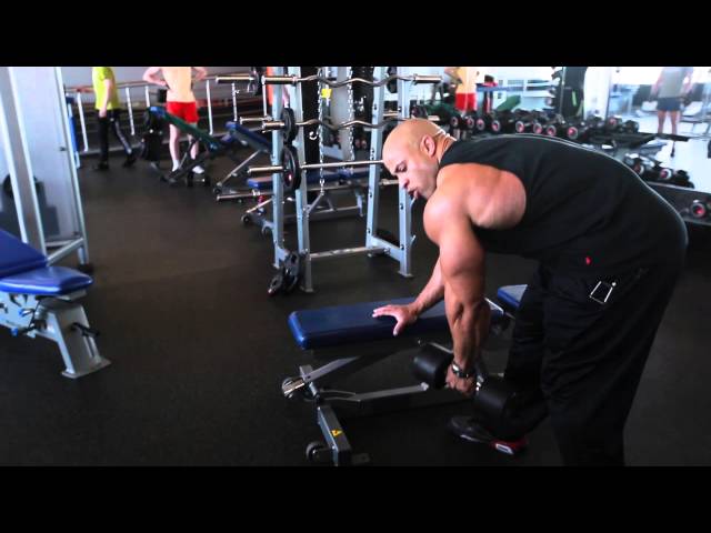 Back workout with Victor Martinez
