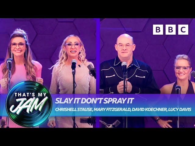 Slay It Don’t Spray It with Chrishell Stause, Mary Fitzgerald, David Koechner and Lucy Davis 💦