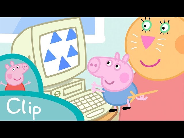 Daddy Pig's Office 📈 | Peppa Pig Official Clip